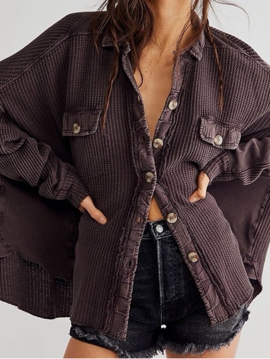 Free People Jackets & Blazers - Free People One Scout Shaket In Mole